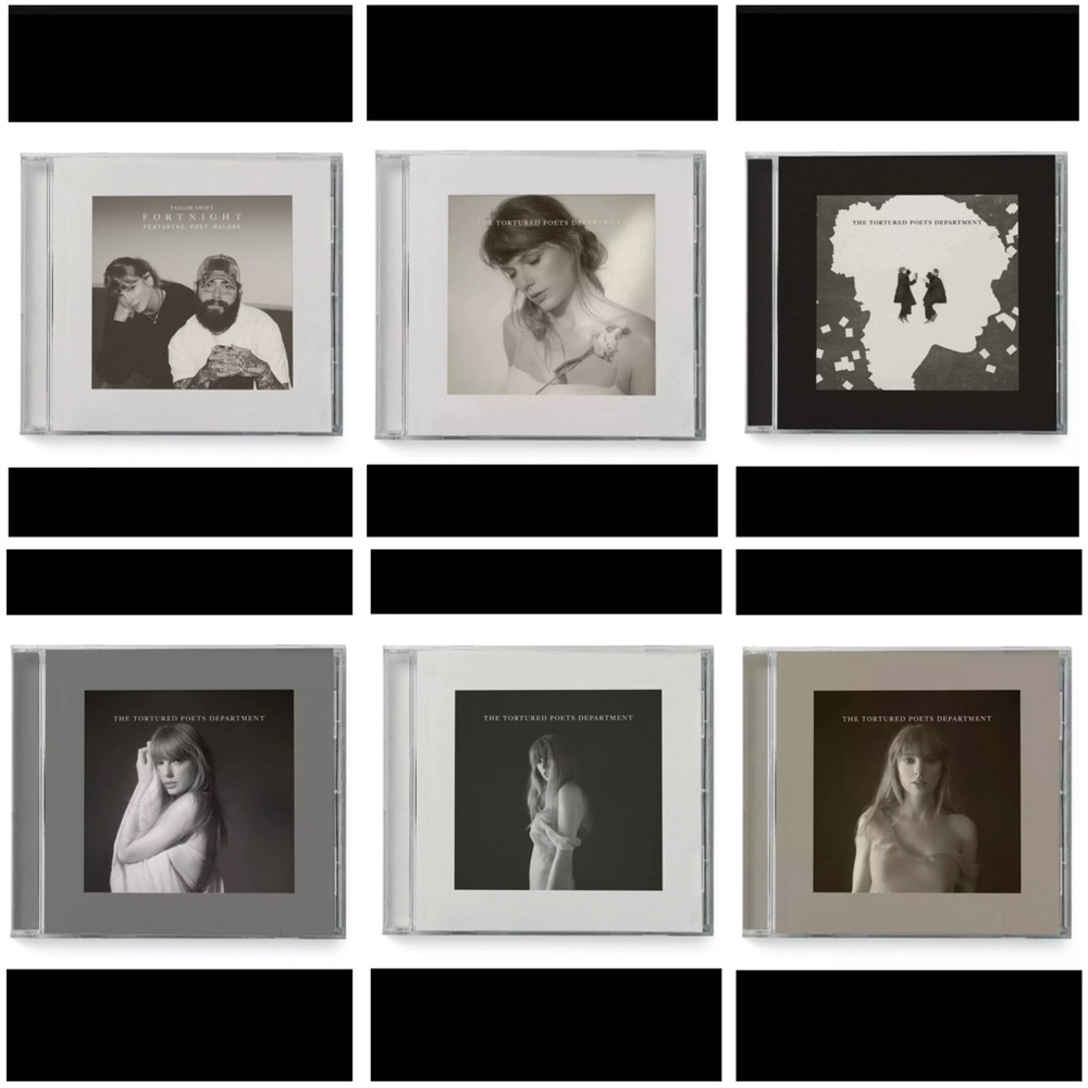 Bundle of 6 NEW Taylor Swift The Tortured Poets Department CDs *Acoustics